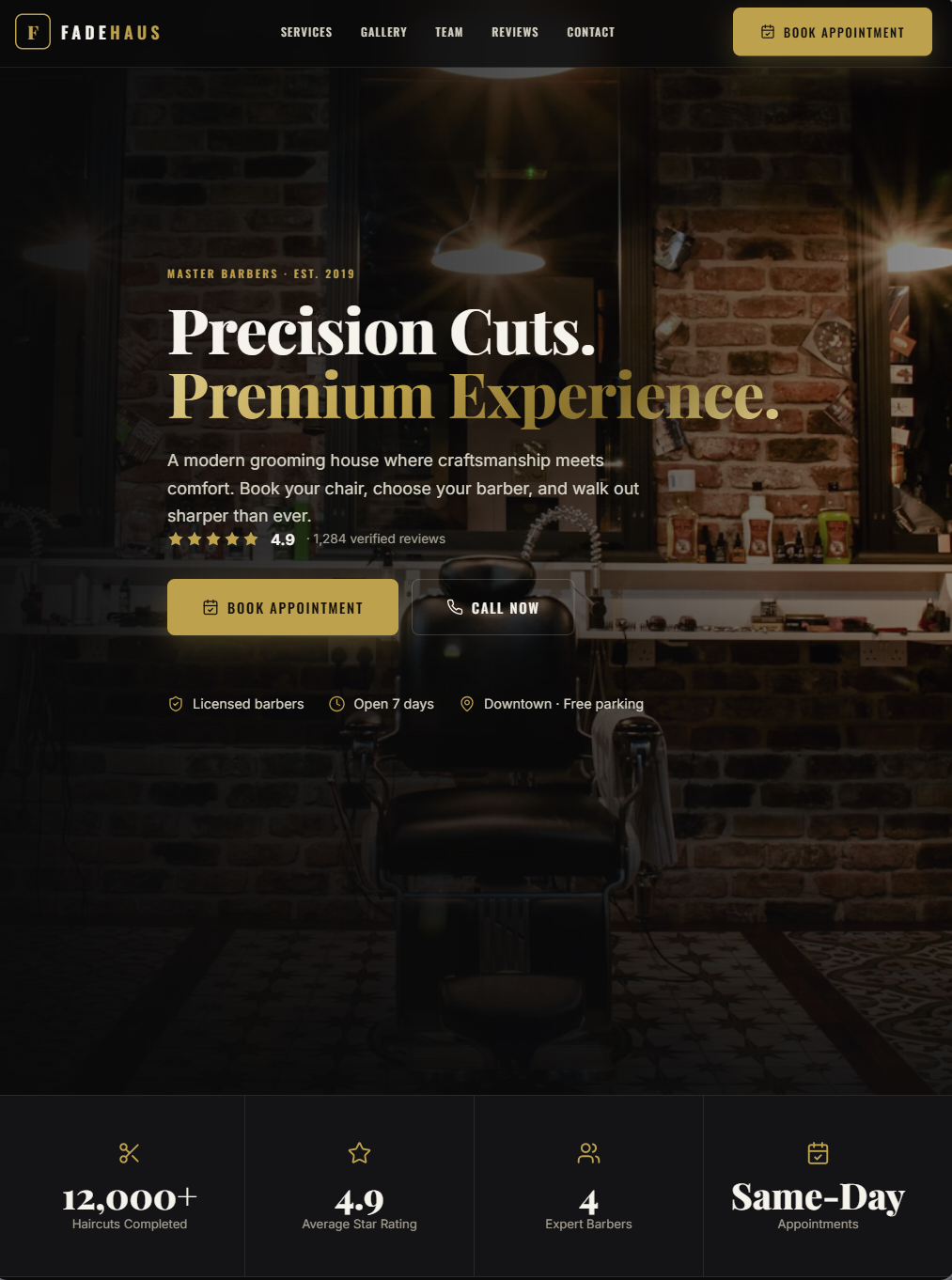 Website design 1 — iPad