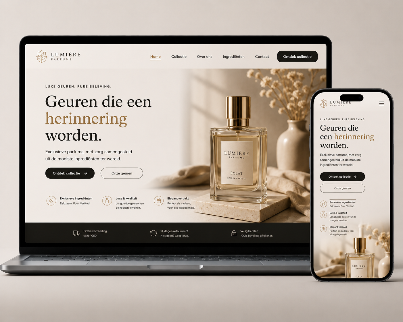 Voorbeeld webdesign — Webdesign in 2026: de complete gids voor een professionele website